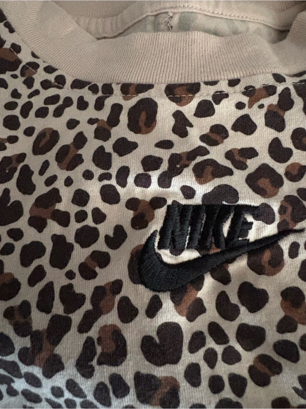 Nike Leopard Print Ringer Bodysuit - Picture 3 of 5